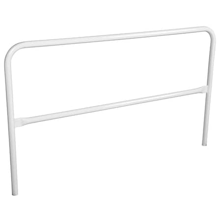 Vestil STEEL PIPE SAFETY RAILING 72 IN LENGTH WHITE VDKR-6-WT